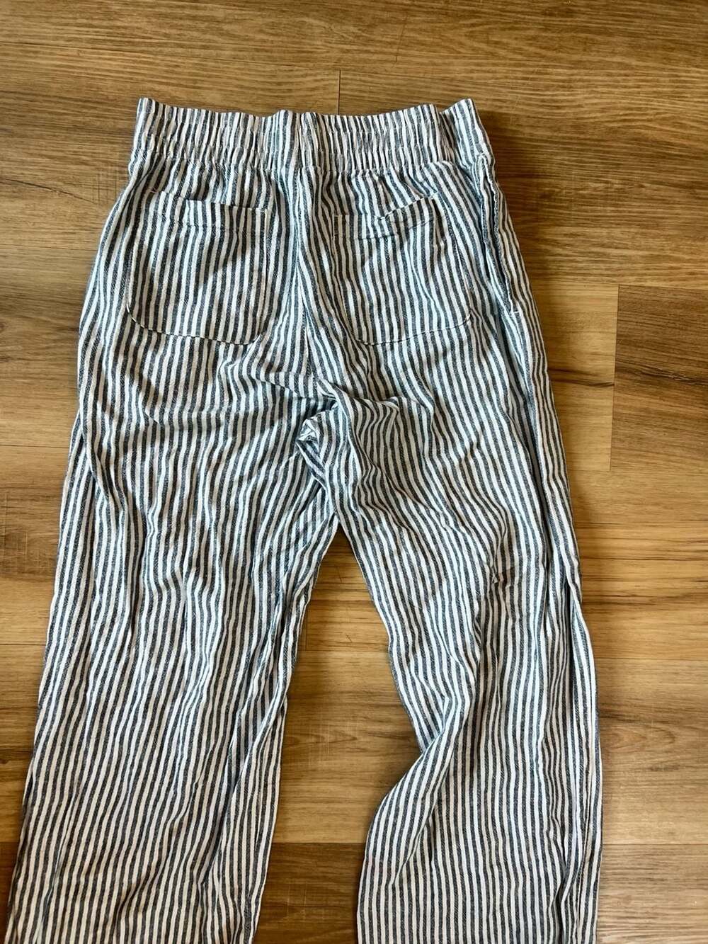 Old Navy High-Rise Wide Leg Pants Women's XS Striped Comfort Waistband